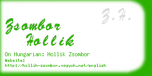 zsombor hollik business card